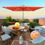 Parasol lumineux à énergie solaire à DEL-1670922572