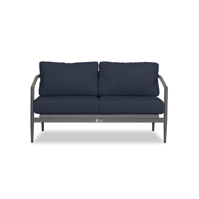 Olio Outdoor 2 - Seat Loveseat, Slate, Spectrum Indigo Sunbrella®