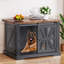 Mobilier de ferme pour ferme avec porte de grange coulissante et entrée latérale pour chiens de taille moyenne-1779884975-1790679532