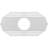16"W x 8"H x 4 1/4"ID x 1/2"P Chrysler Architectural Grade PVC Pierced Ceiling Medallion-40712862-40712886