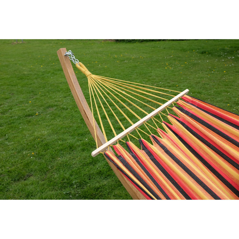 Jazz Spreader Bar Hammock Size L With Wooden Stand