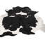 Tapis noir/blanc vache Danielburnham