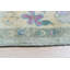 8x10 Green Hand-Knotted Wool Pastel Floral Field Classic Traditional Modern Contemporary Carpet Rug