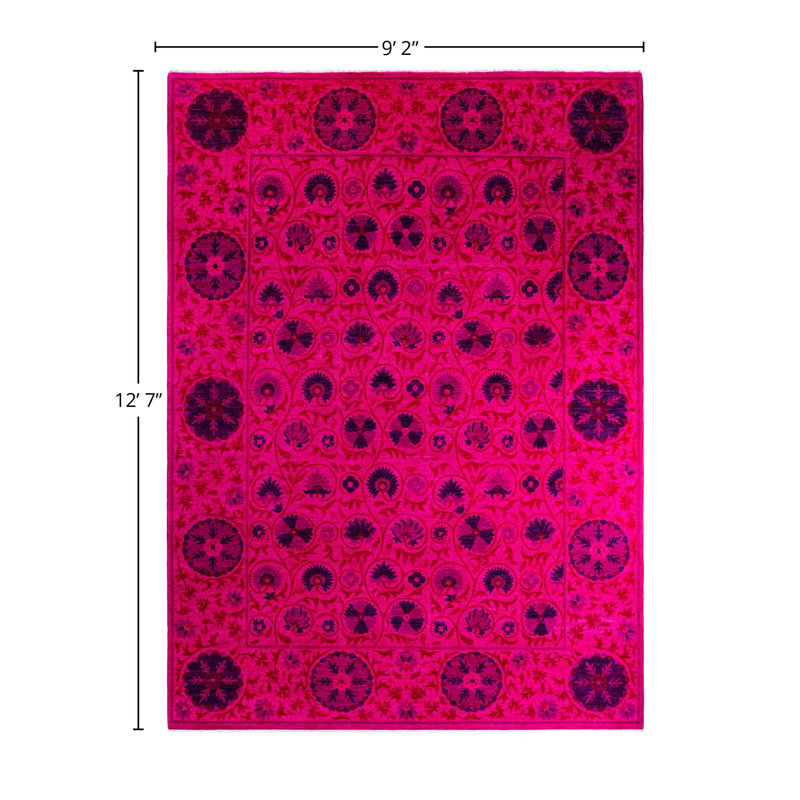 Tapis unique en laine 9 pi 2 po x 12 pi 7 po Murcott