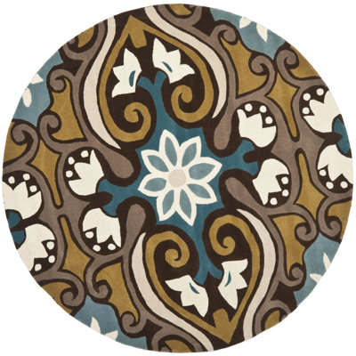 Amory Hand Tufted Wool Damask Rug