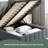 Upholstered Platform Bed With A Hydraulic Storage System-572496863