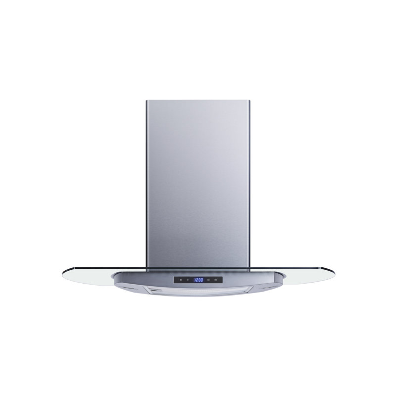 Hotte pour îlot de cuisine 36 pouces 500 CFM en acier inoxydable avec filtre inclus