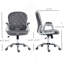 Office Chair with Polyester, Swivel, Lumbar Support, Adjustable Height, Wheels-446594458