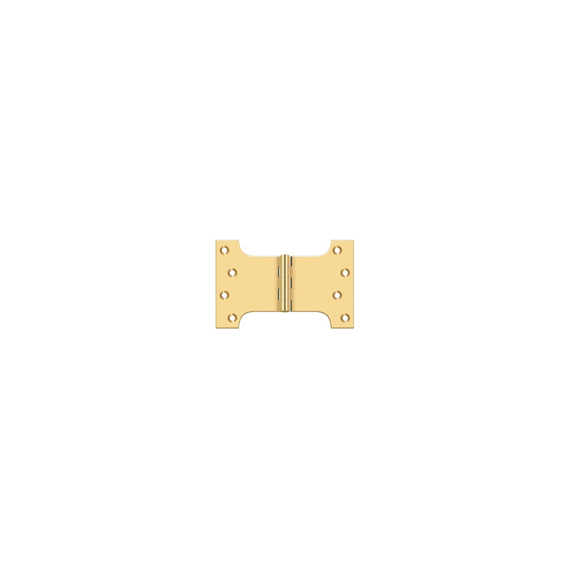 102'' x 102'' Butt Bearing Hinge, PVD Polished Brass