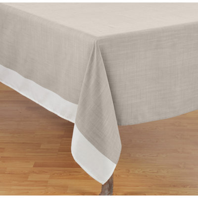 Adamson Banded Border Tablecloth