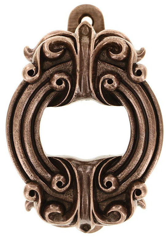 Sforza Door Knocker, Antique Copper