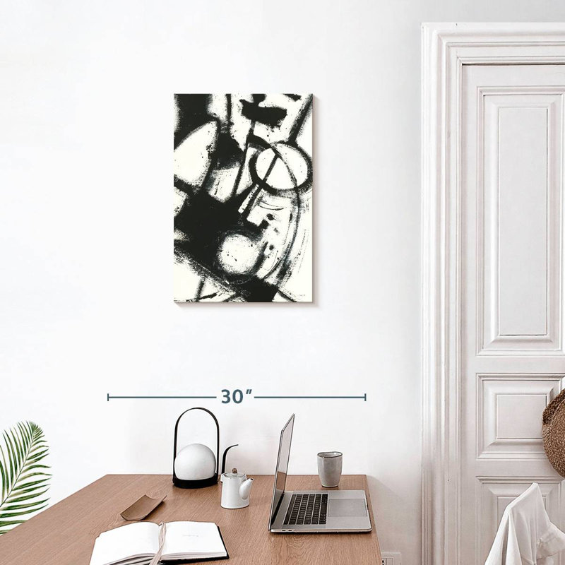 Avery Expression Abstract II - blanc, H 24 po x l 16 po