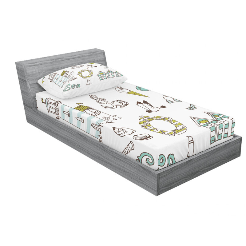 Microfiber Sheet Set, Twin XL Sheet Set with Fitted Sheet