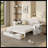 Full Size Daybed With Removable Desk, Storage Drawers & Hydraulic Side Table, White-757847662