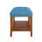 Charla Fabric & Oak Finish Bench-285349607