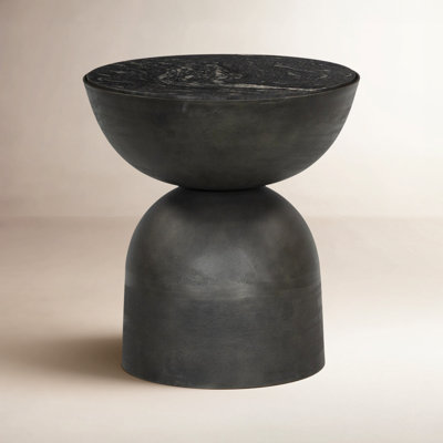 20" Genuine Marble End Table