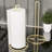 Rustproof Gold Metal Paper Towel Holder