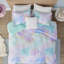 Ensemble de chambre à coucher Tie Dye, grand, tissu, édredon moderne double / grand avec imprimé, bordure passepoilée, vapeur-121235237