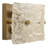 Swan Steel Flush Mounted Sconce