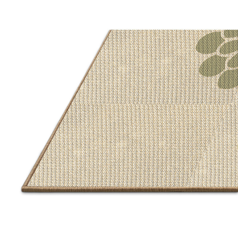 Tapis brun en laine floral Smallwood, Rectangle 2 pi x 3 pi