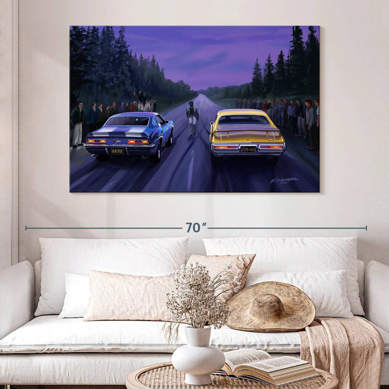 Mehar Back Road Races, 20" H x 30" W