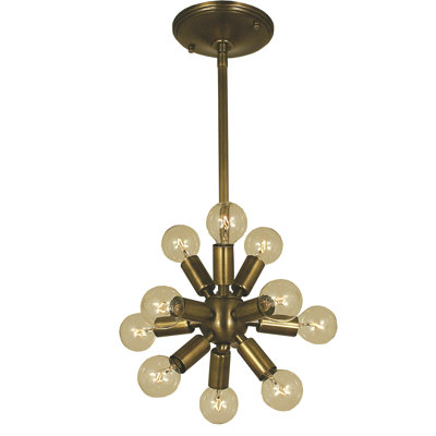 Lustre de sphère spoutnik 11 lumières Frizzell