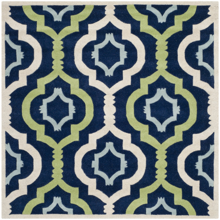 Carolene Hand Tufted Wool Geometric Rug