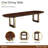 Houston Extendable 80" Oval Dining Table - Walnut