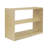 ECR4Kids 2-Shelf Mobile Double-Sided Storage Cabinet, Classroom Furniture-107788786