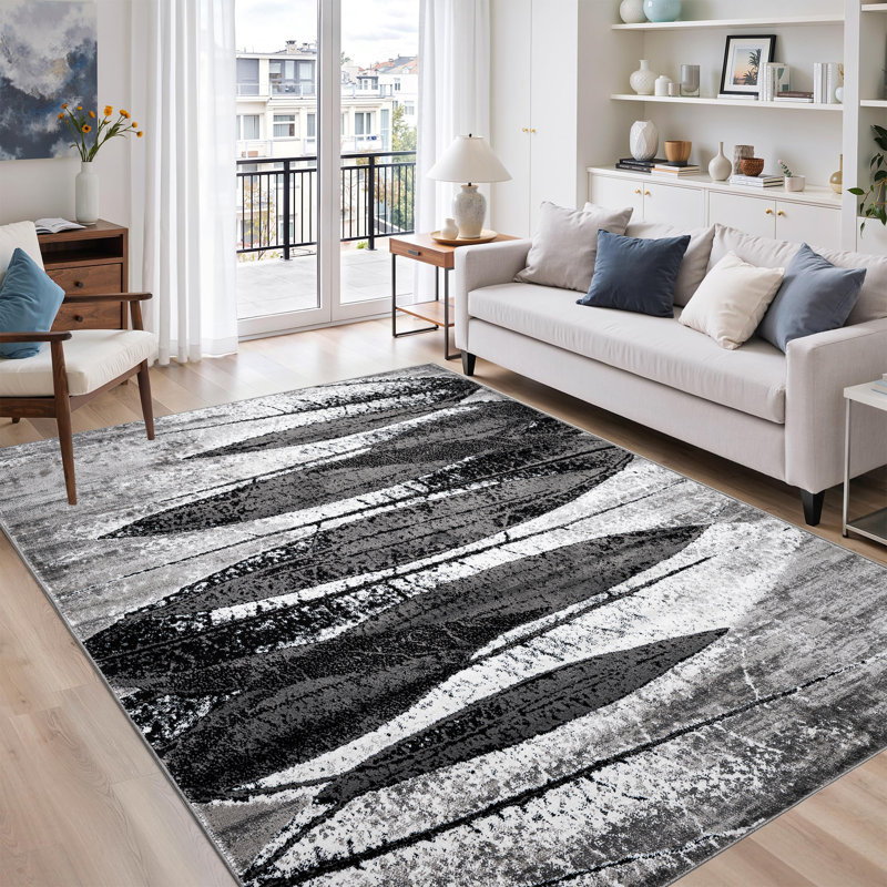 Abstract 170cm X 120cm Area Rug, Rectangle 120 x 170 cm