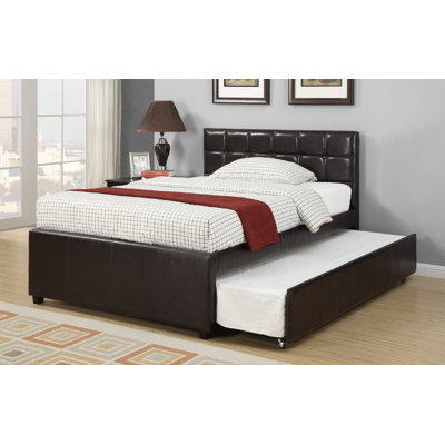 Crosstown Vegan Leather Platform Bed