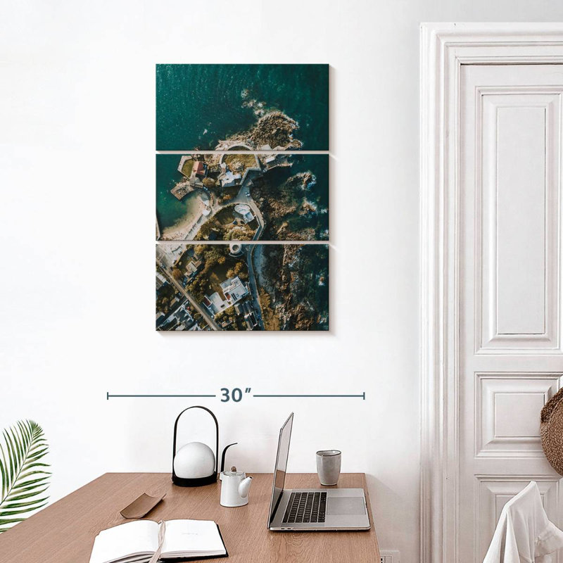 Masam vue de Forty Foot Dublin, H 32 po x l 20 po