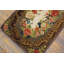 Hand Knotted Wool Floral Area Rug in Brown