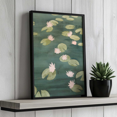 Watercolor Water Lillies II by Grace Popp Art Print