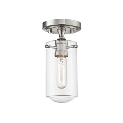 Glass Semi Flush Mount
