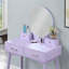 Ensemble de coiffeuse et tabouret Liannon-157420797