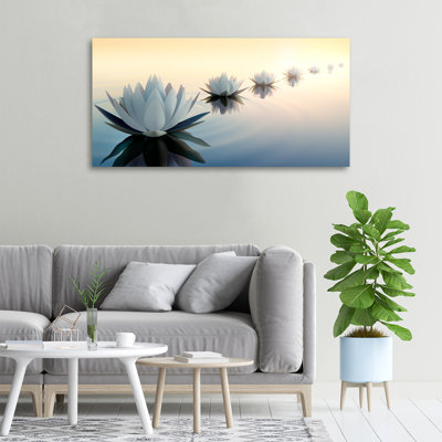 Lotus Flowers - Wrapped Canvas Print
