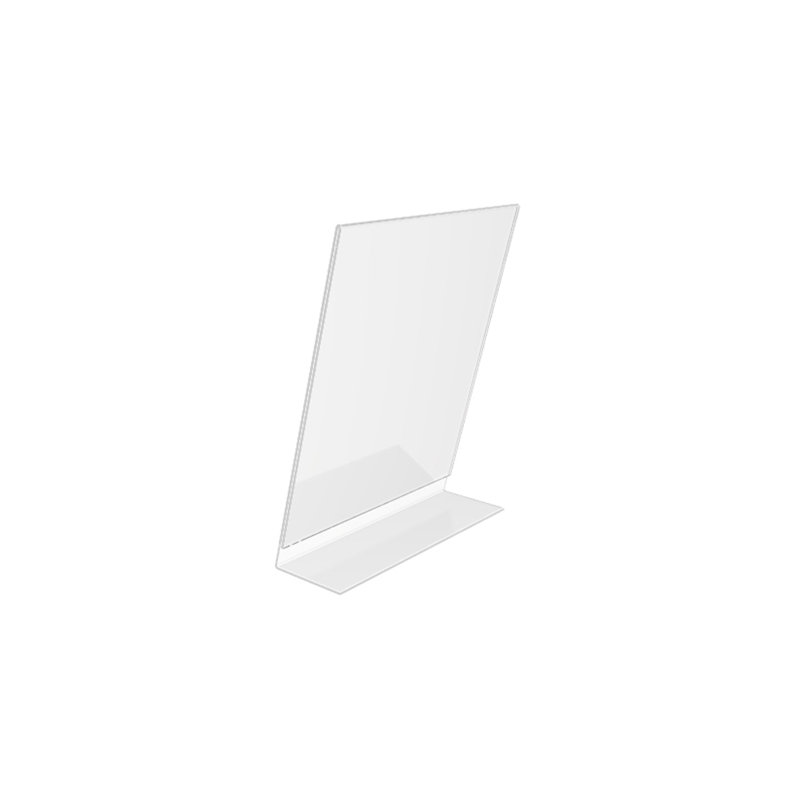Porte-affiche en acrylique transparent 1PK, H 11 po x l 8,5 po x P 2,75 po