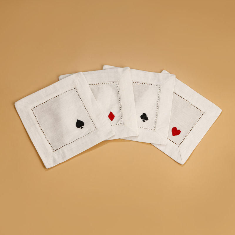 Offre de style serviettes de table brodées