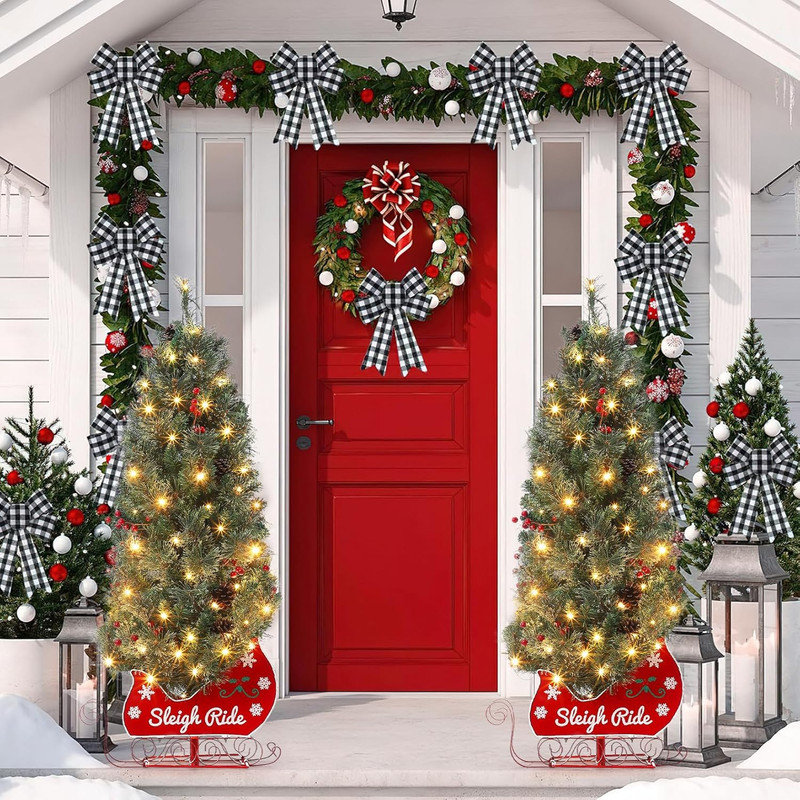 4.5' H Lighted Artificial Christmas Tree