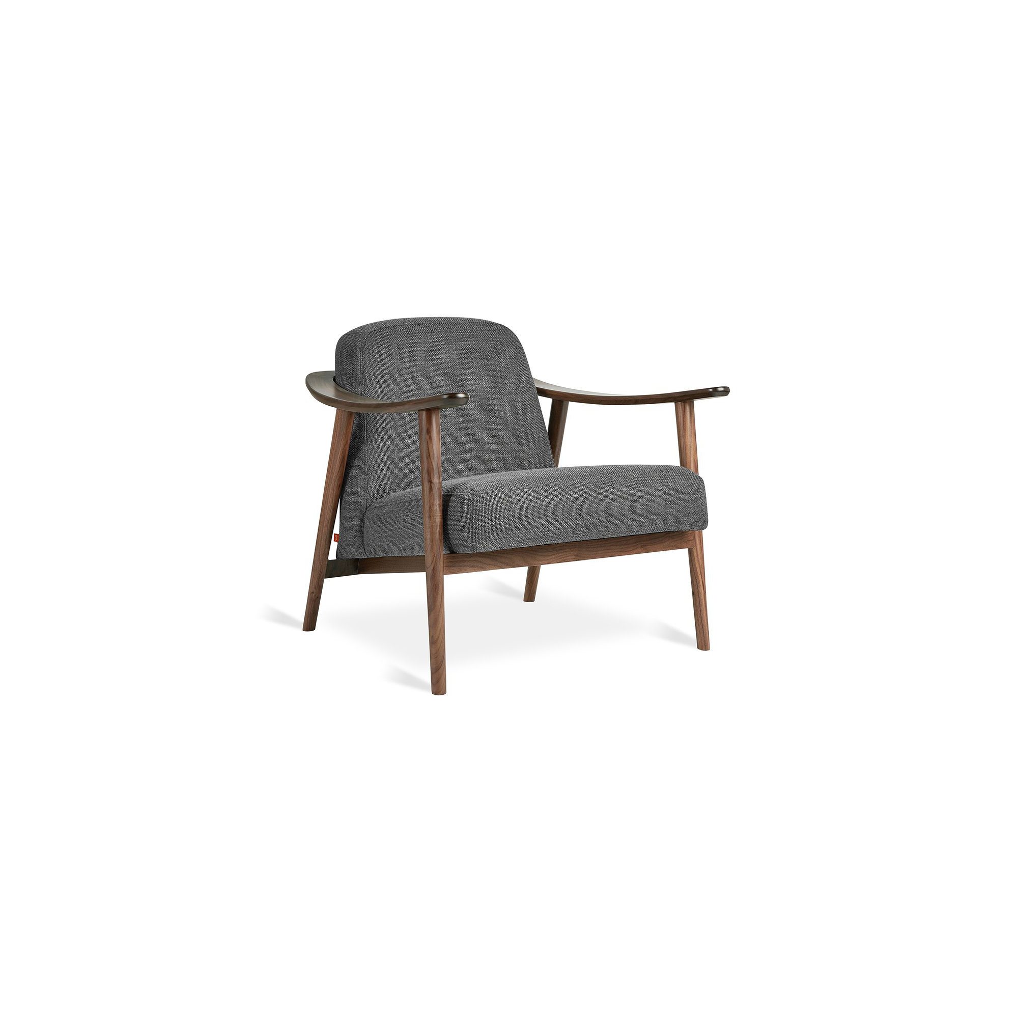 Baltic Chair, Andorra Pewter Performance Basketweave, Walnut