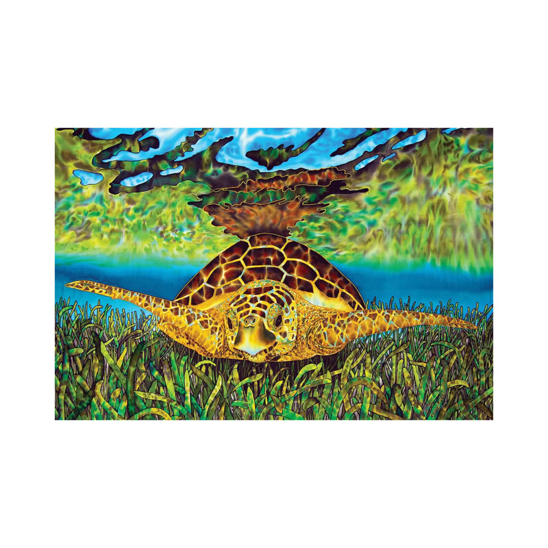 Turtle Grass by Daniel Jean-Baptiste - Wrapped Canvas Print, 66.04 cm H x 45.72 cm W x 1.91 cm D