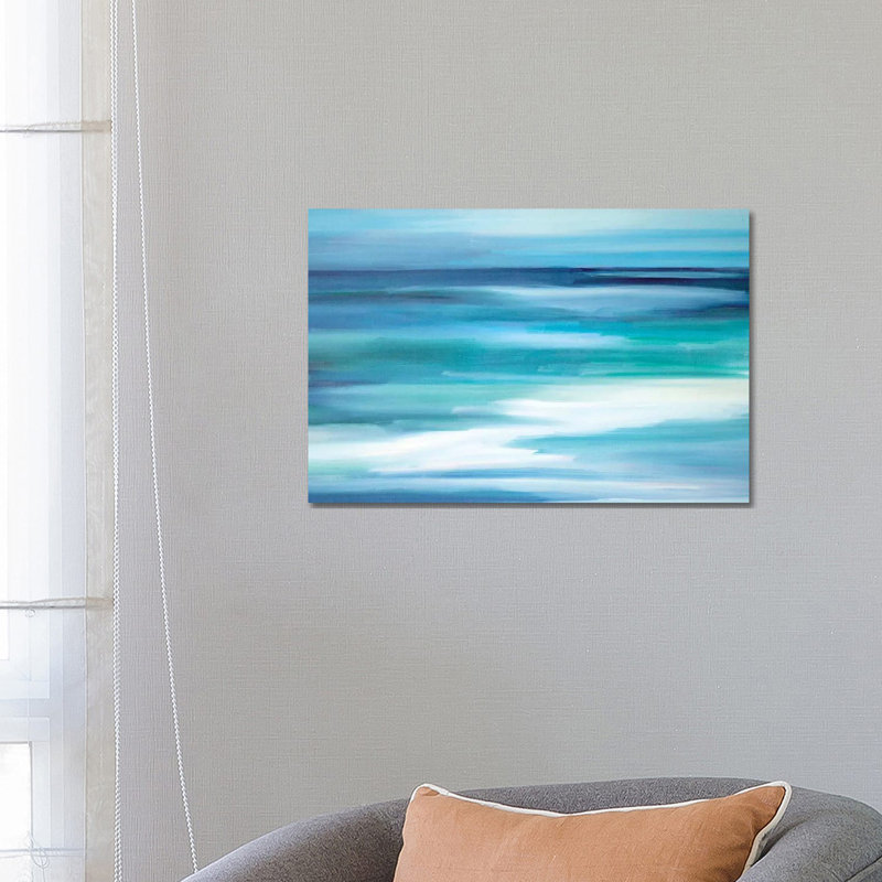 Into the Blue 1 Piece Wrapped Canvas Painting, 66.04 cm H x 45.72 cm W x 3.175 cm D