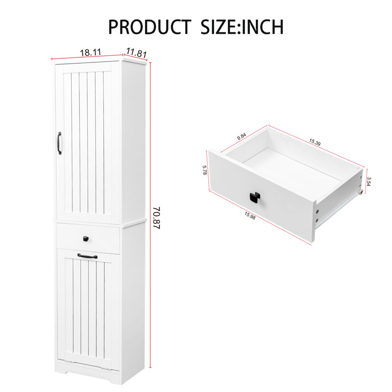 Armoire de salle de bain autoportante