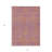 3' X 5' Purple And Copper Abstract Washable Indoor Outdoor Area Rug
