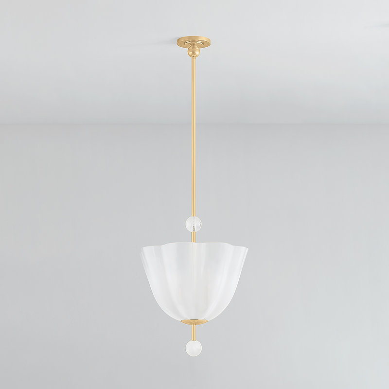 Cambria Heights Lantern in Aged Brass