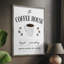«Always Fresh Coffee House», reproduction encadrée - bois massif-535005033