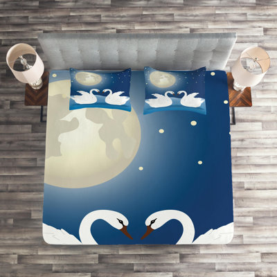 Swans Modern & Contemporary Coverlet