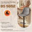 Kait Swivel Upholstered Adjustable Height Counter Stool with Metal Frame-2051474242