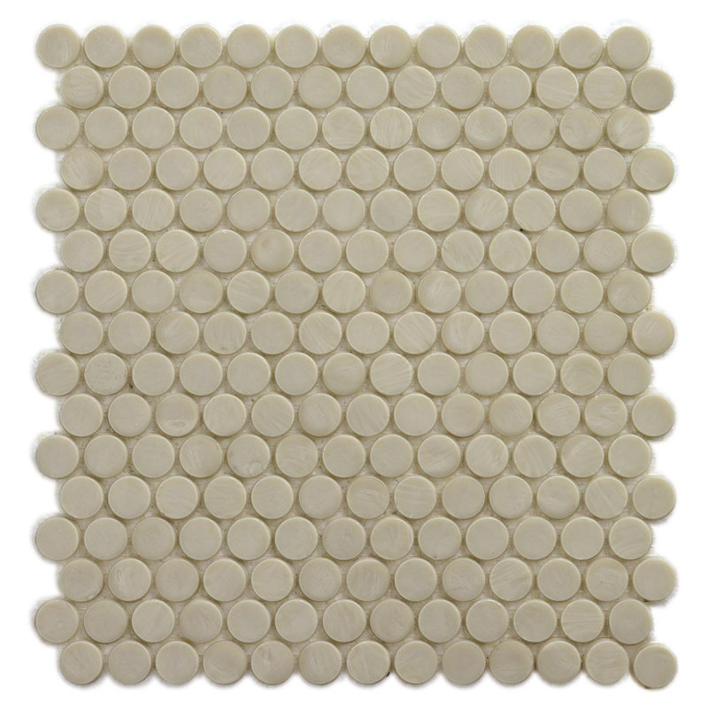 Sand 6/8" Barrels Glass Mosaic